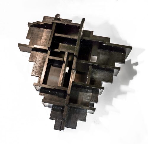 Triangle object, 2026, anodized aluminum