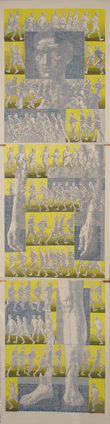 Marathon, 2008, dry point, h - 204 cm 