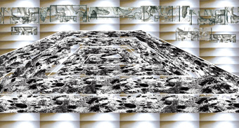 Trajectory III, 2007, digital print